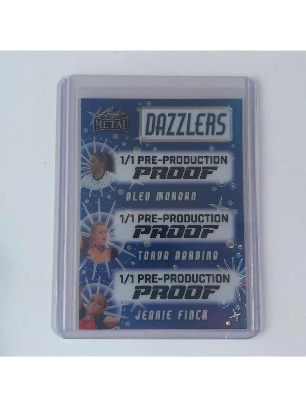 2024 Leaf Women of Sport Alex Morgan Tonya Harding Finch 1/1 Production Proof